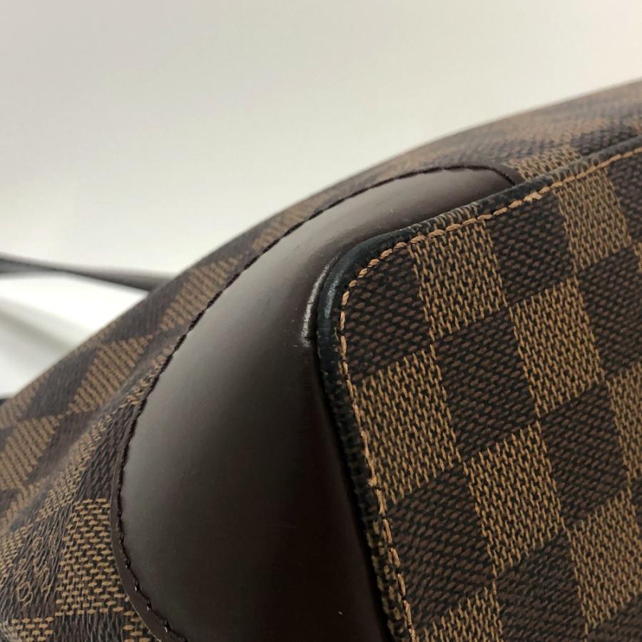 LOUIS VUITTON ルイヴィトン N51205 ハムステッド PM ハンドバッグ カバン バッグ ダミエ トートバッグ エベヌ ブラウン. 【中古】 | LOUIS VUITTON | 06
