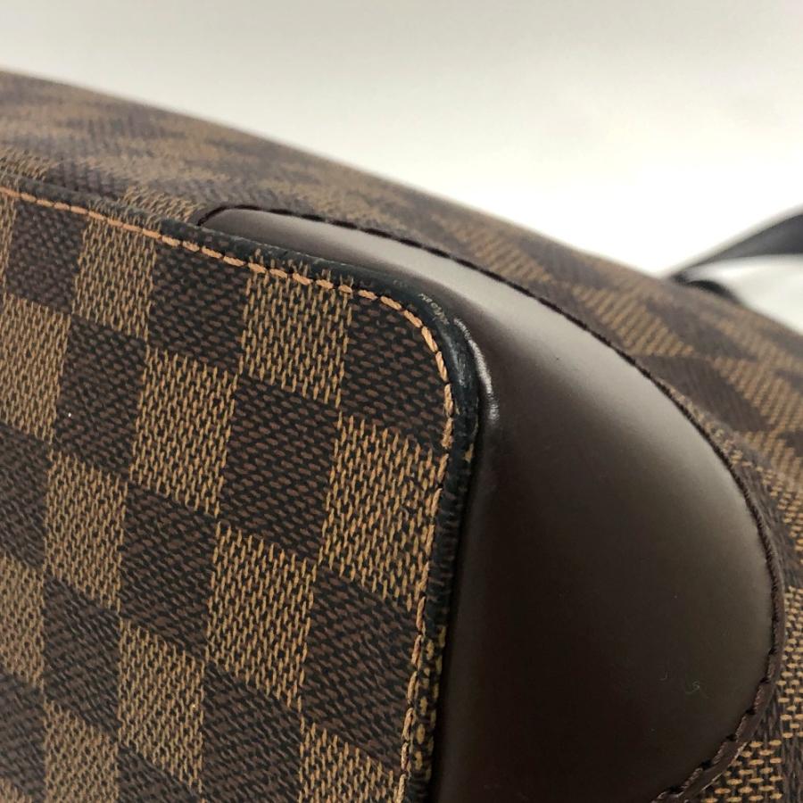 LOUIS VUITTON ルイヴィトン N51205 ハムステッド PM ハンドバッグ カバン バッグ ダミエ トートバッグ エベヌ ブラウン. 【中古】 | LOUIS VUITTON | 07