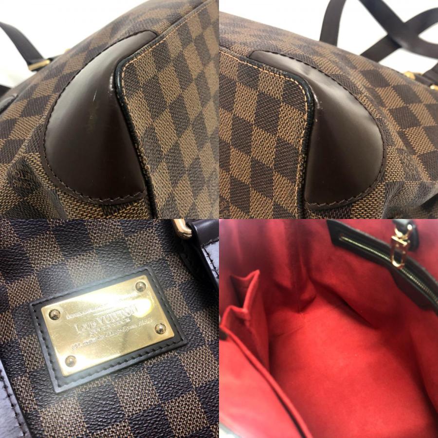 LOUIS VUITTON ルイヴィトン N51205 ハムステッド PM ハンドバッグ カバン バッグ ダミエ トートバッグ エベヌ ブラウン. 【中古】 | LOUIS VUITTON | 08