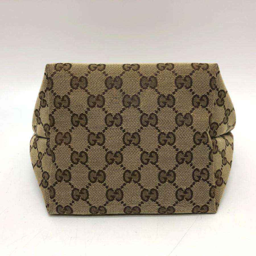 りえ 美品✨グッチ ハンドバッグ ミニ GG柄 シェリーライン グッチ ハンドバッグ ミニ GG柄 シェリーライン キャンバス