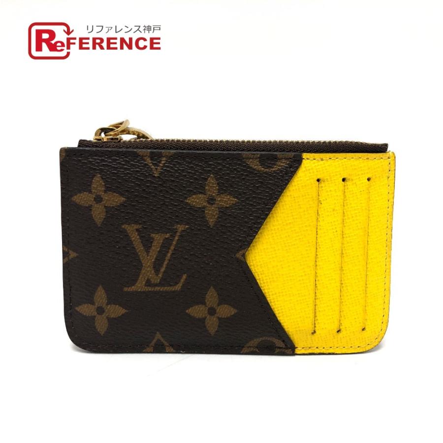 美品 LOUIS VUITTON ルイヴィトン M81882 ポルト カルト ロミー カードケース コインケース モノグラム ジョーヌ【中古】 | LOUIS VUITTON