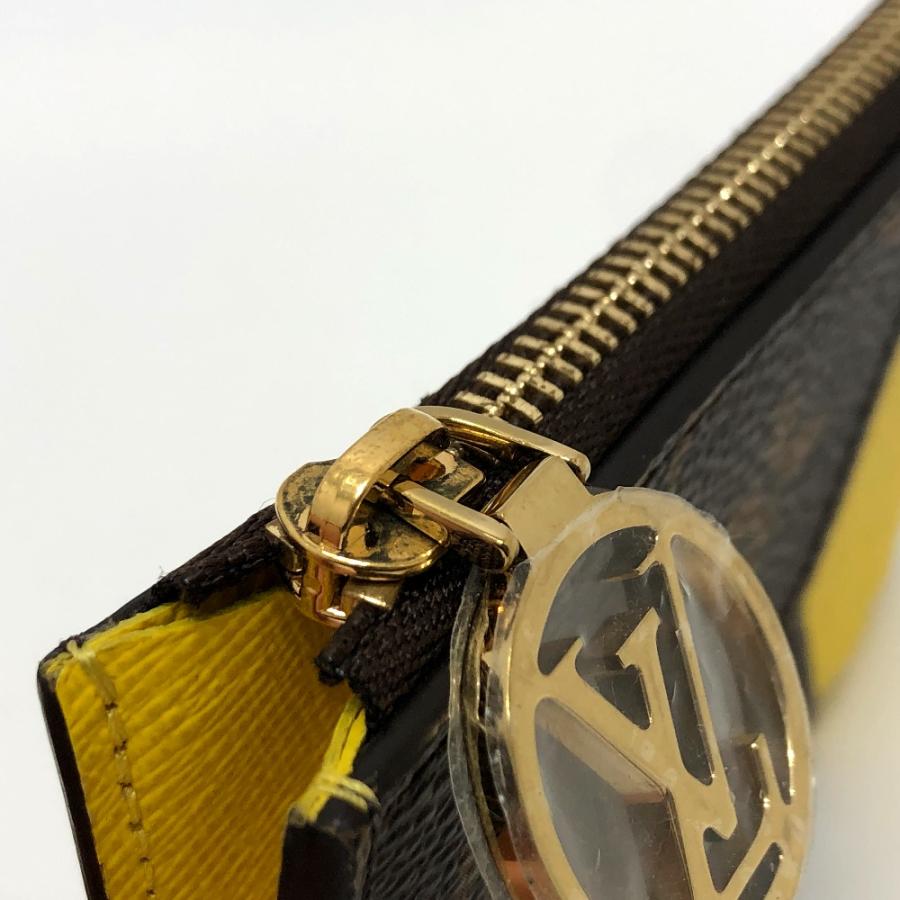 美品 LOUIS VUITTON ルイヴィトン M81882 ポルト カルト ロミー カードケース コインケース モノグラム ジョーヌ【中古】 | LOUIS VUITTON | 05