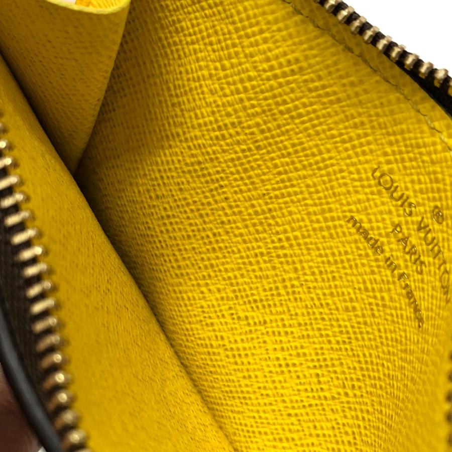 美品 LOUIS VUITTON ルイヴィトン M81882 ポルト カルト ロミー カードケース コインケース モノグラム ジョーヌ【中古】 | LOUIS VUITTON | 07