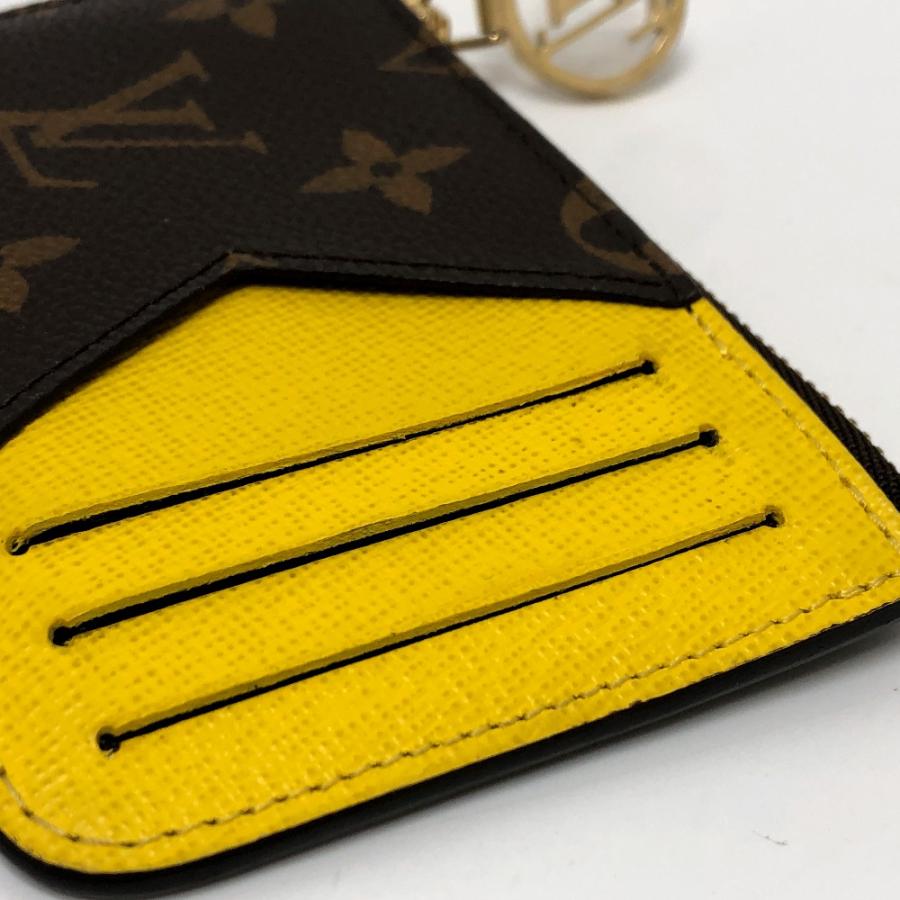 美品 LOUIS VUITTON ルイヴィトン M81882 ポルト カルト ロミー カードケース コインケース モノグラム ジョーヌ【中古】 | LOUIS VUITTON | 08