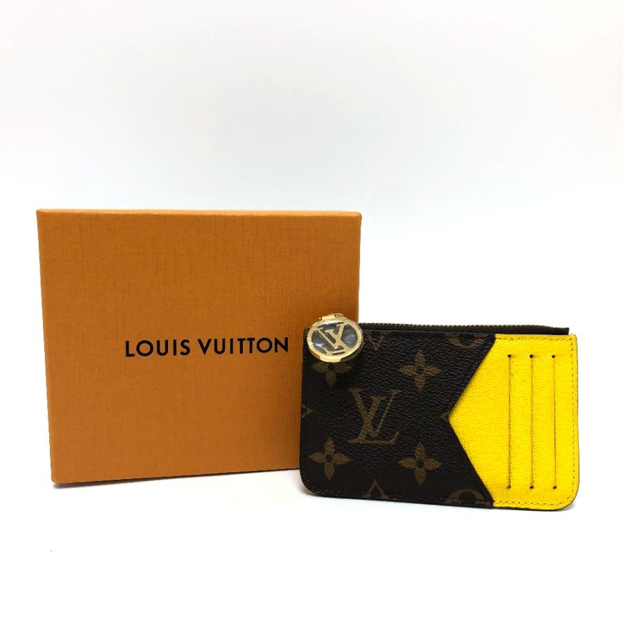 美品 LOUIS VUITTON ルイヴィトン M81882 ポルト カルト ロミー カードケース コインケース モノグラム ジョーヌ【中古】 | LOUIS VUITTON | 09
