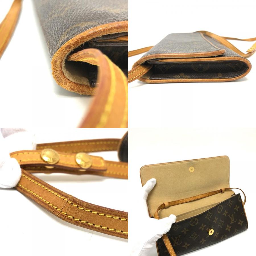 LOUIS VUITTON ルイヴィトン M51852 ポシェット・ツインGM バッグ カバン 斜め掛けバック モノグラム ショルダーバッグ ブラウン 【中古】 | LOUIS VUITTON | 08