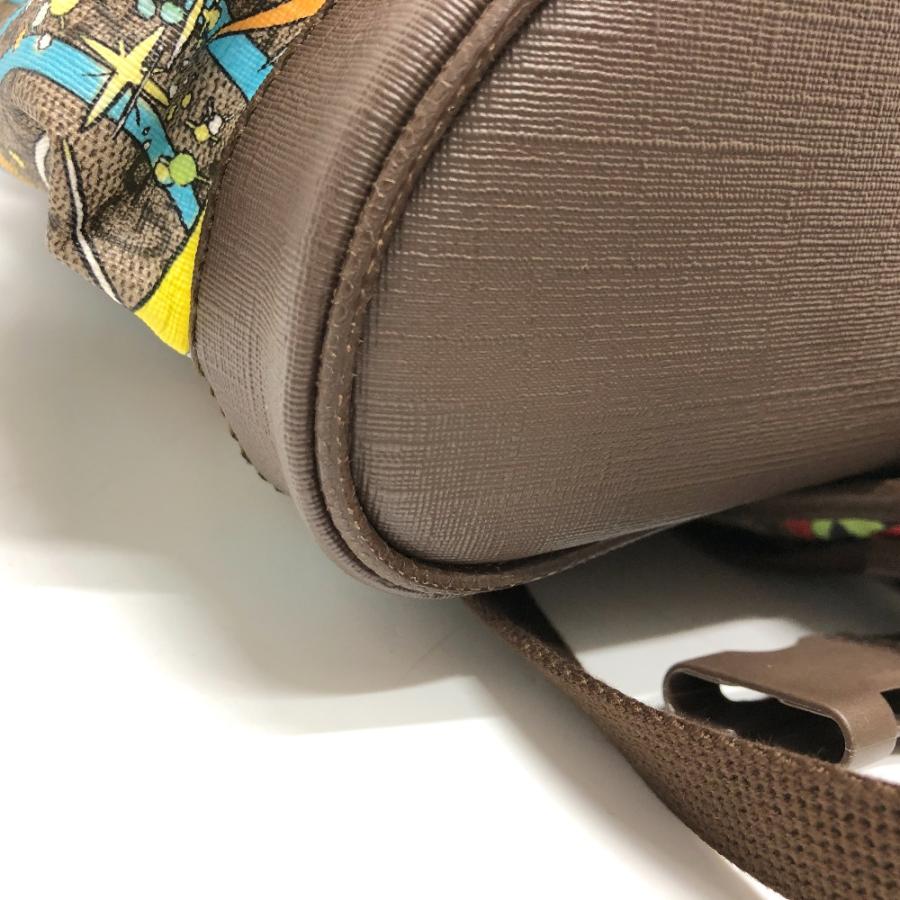 美品 GUCCI グッチ 645051 ドナルドダック DISNEY ディズニー バックパック GGスプリーム リュックサック ベージュ×ブルー メンズ【中古】 | GUCCI | 04