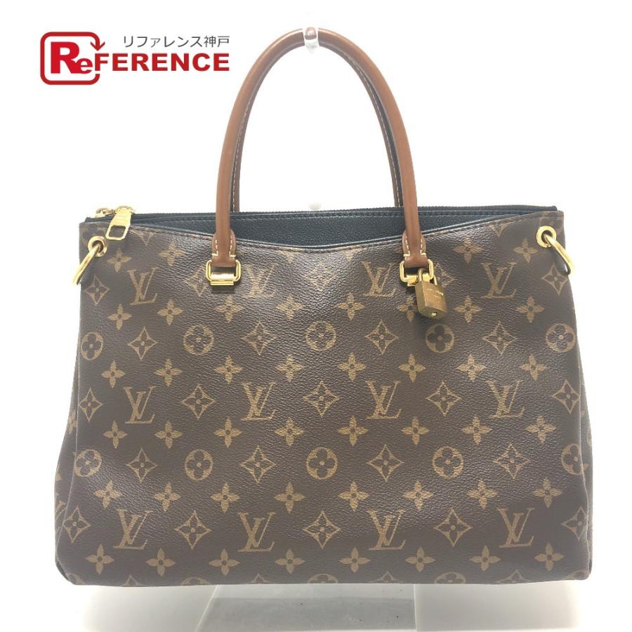 LOUIS VUITTON ルイヴィトン M41064 パラス 2WAY ショルダーバッグ 斜め掛け 肩掛け モノグラム ブラウン×ブラック レディース【中古】 | LOUIS VUITTON