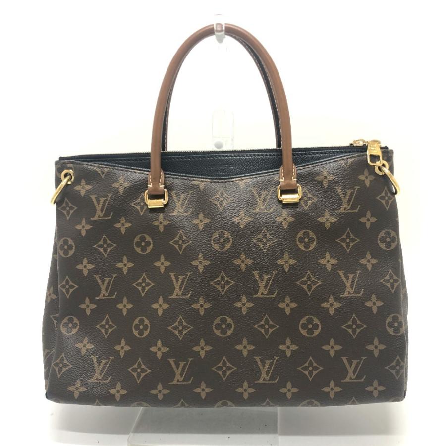 LOUIS VUITTON ルイヴィトン M41064 パラス 2WAY ショルダーバッグ 斜め掛け 肩掛け モノグラム ブラウン×ブラック レディース【中古】 | LOUIS VUITTON | 01