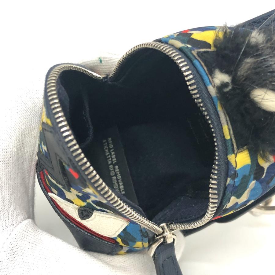 FENDI フェンディ 7AR432 モンスター バックパック リュックサック型 リュックサック キーホルダー キーホルダー レディース【中古】 | FENDI | 08