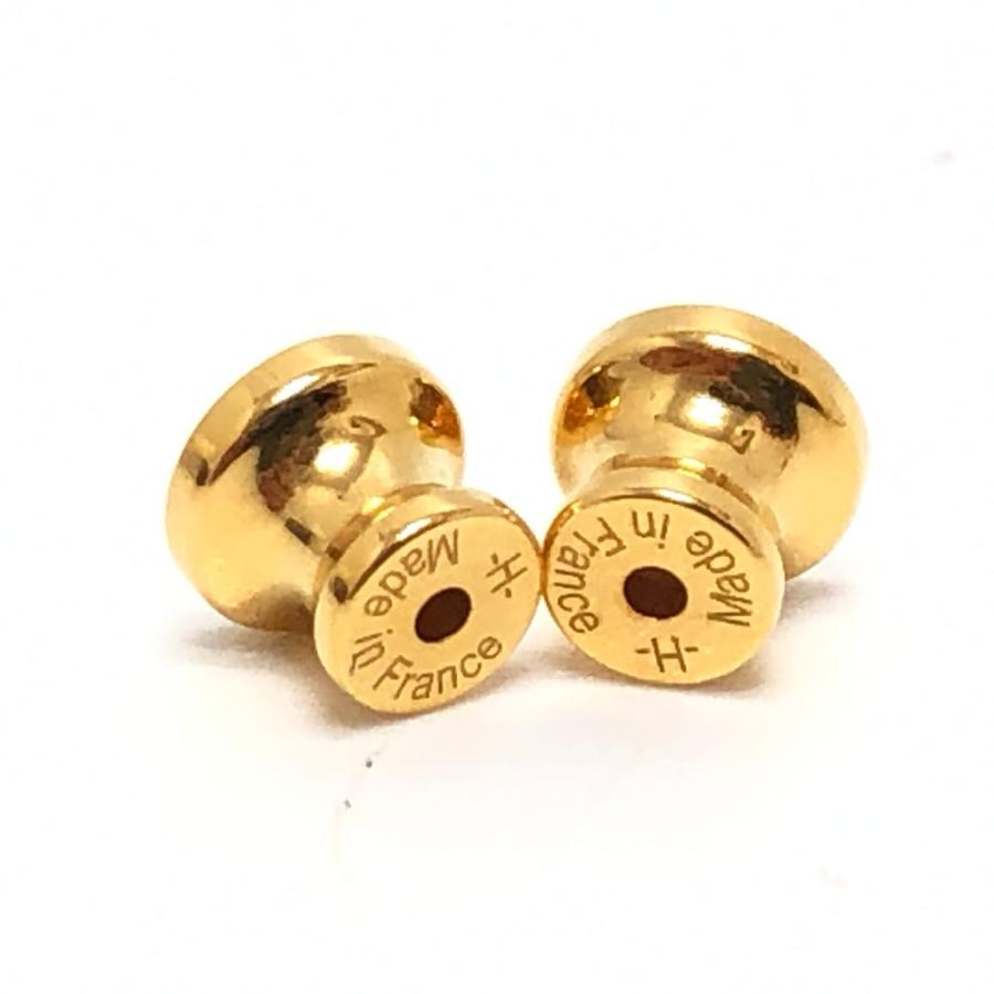 新品同様 HERMES エルメス エリタージュ エケストル エトリエ GM アクセサリー 小物 ピアス ピアス ピンク×ゴールド レディース【中古】 | HERMES | 04