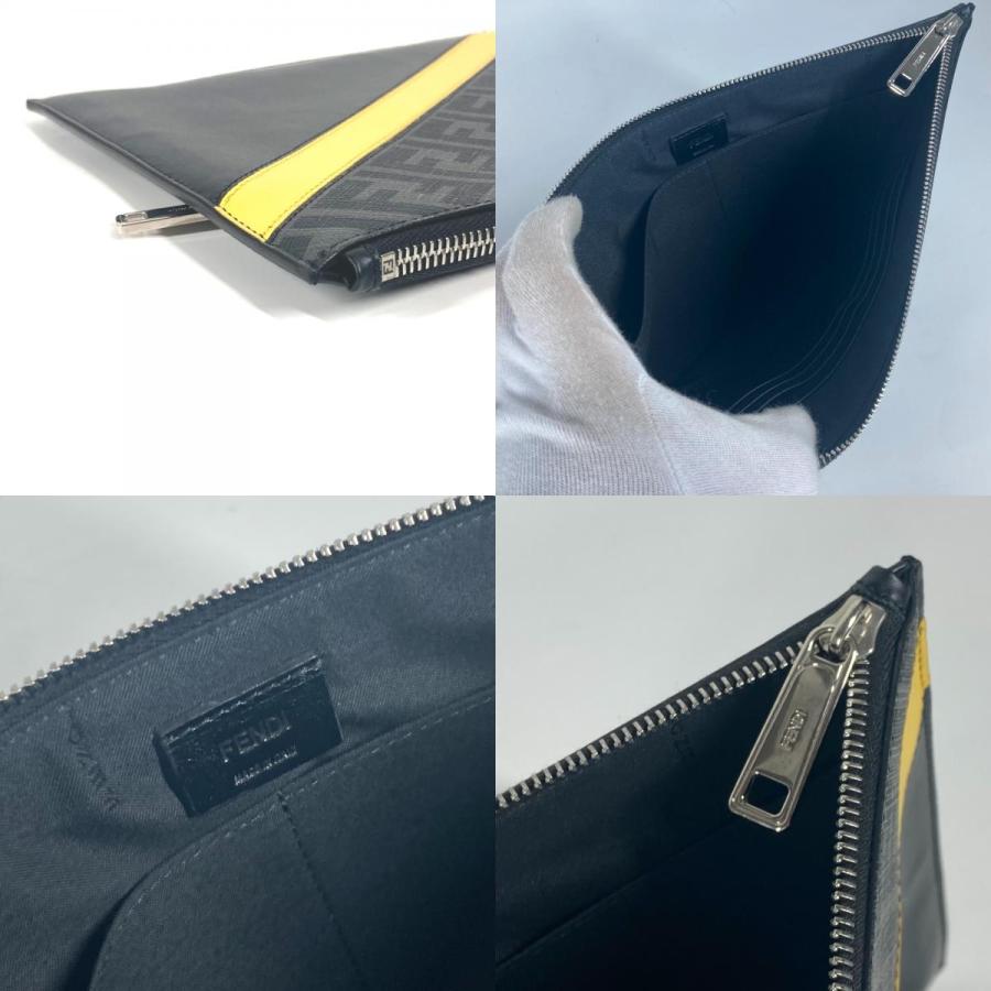 FENDI（フェンディ） 美品 7N0110 ダイアゴナル ズッカ セカンドバッグ