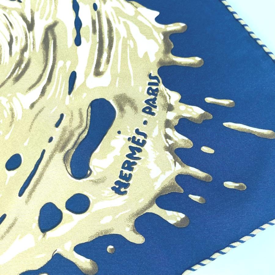 HERMES 未使用 エルメス PEINTURE FRAICHE ペンキ塗りたて カレ45  