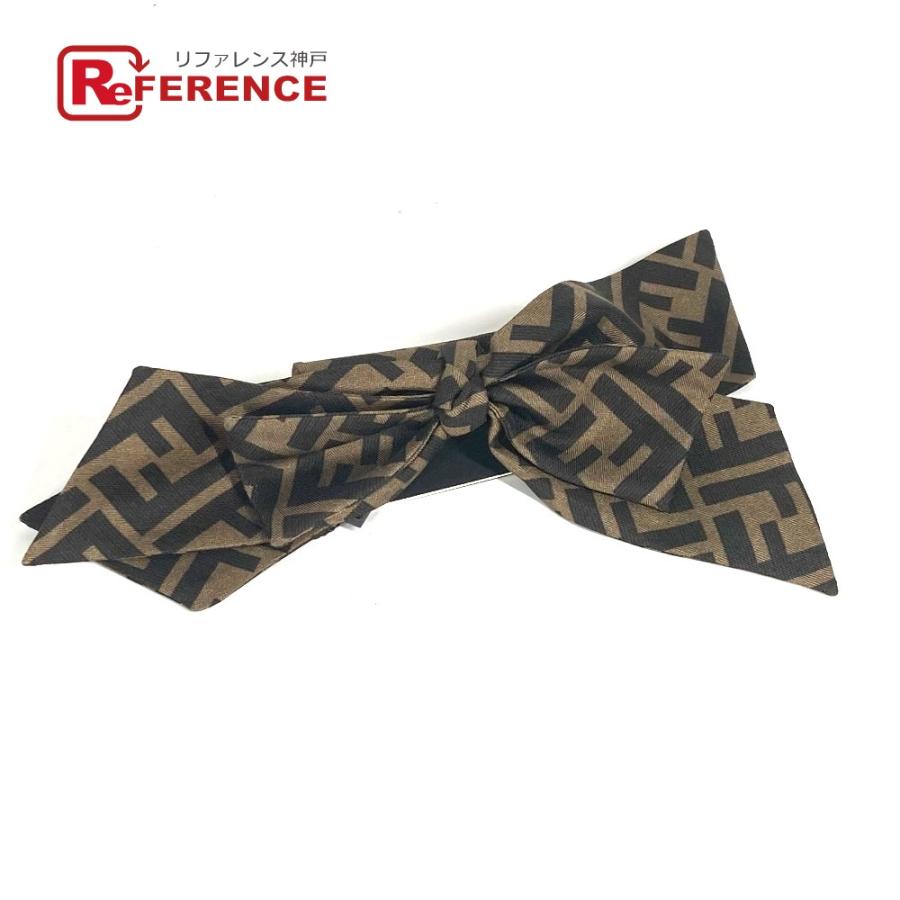 美品 FENDI フェンディ ロゴ ヘアクリップ ヘアアクセサリー バレッタ  