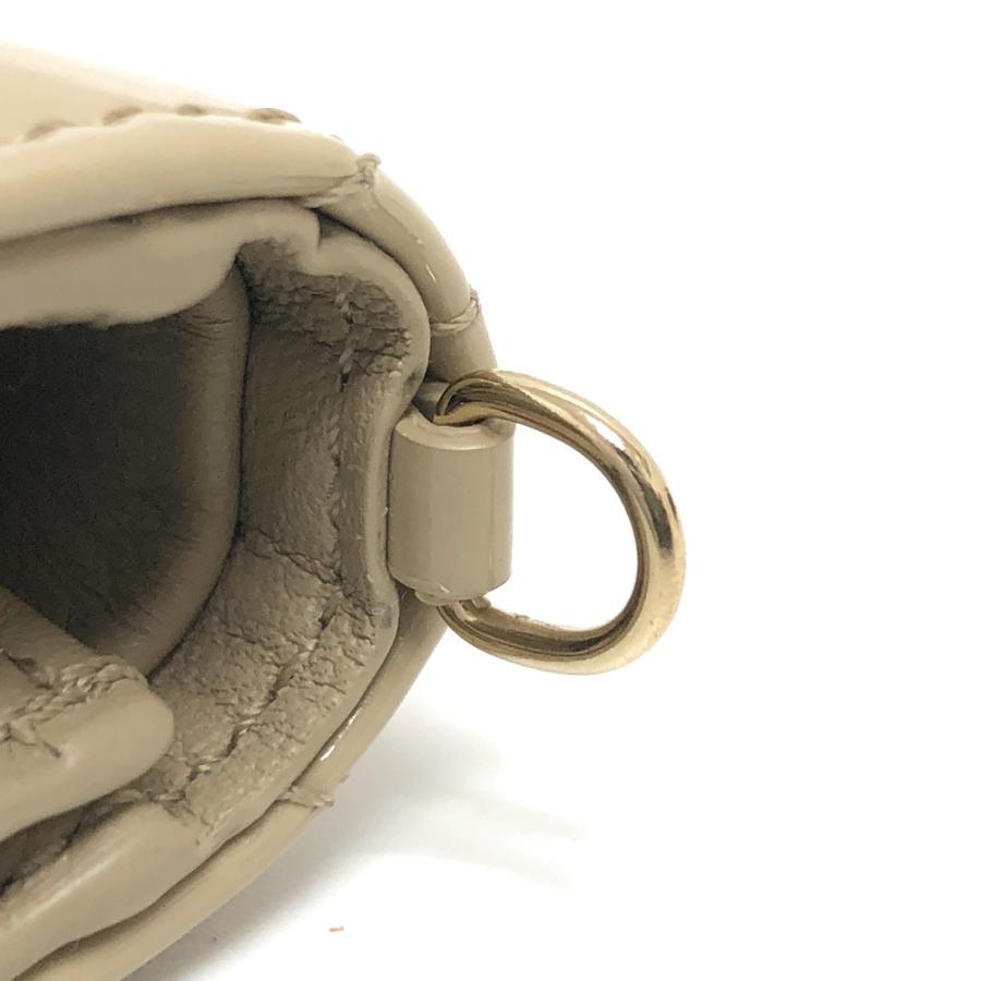 未使用 Dior ディオール レディディオール LADY DIOR ミニウォレット コンパクト 二つ折り財布 財布 ベージュ レディース【中古】 |  | 05