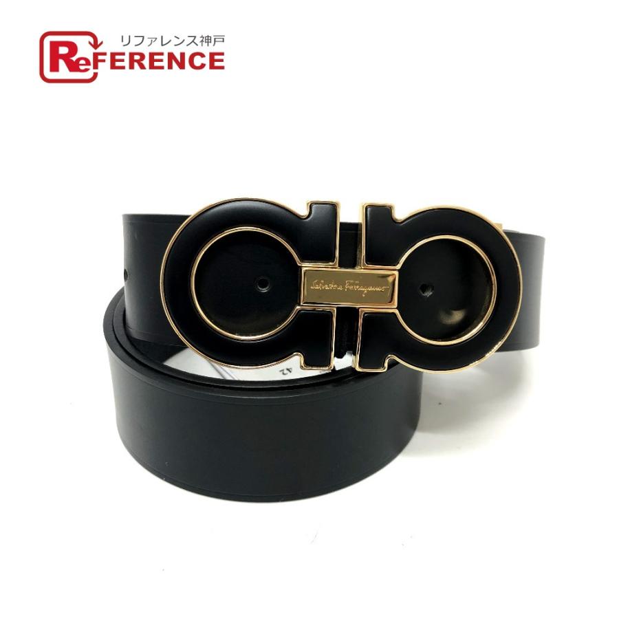 未使用 Salvatore Ferragamo サルヴァトーレフェラガモ ガンチーニ ファッション小物 小物 ベルト ブラック メンズ【中古】 | 