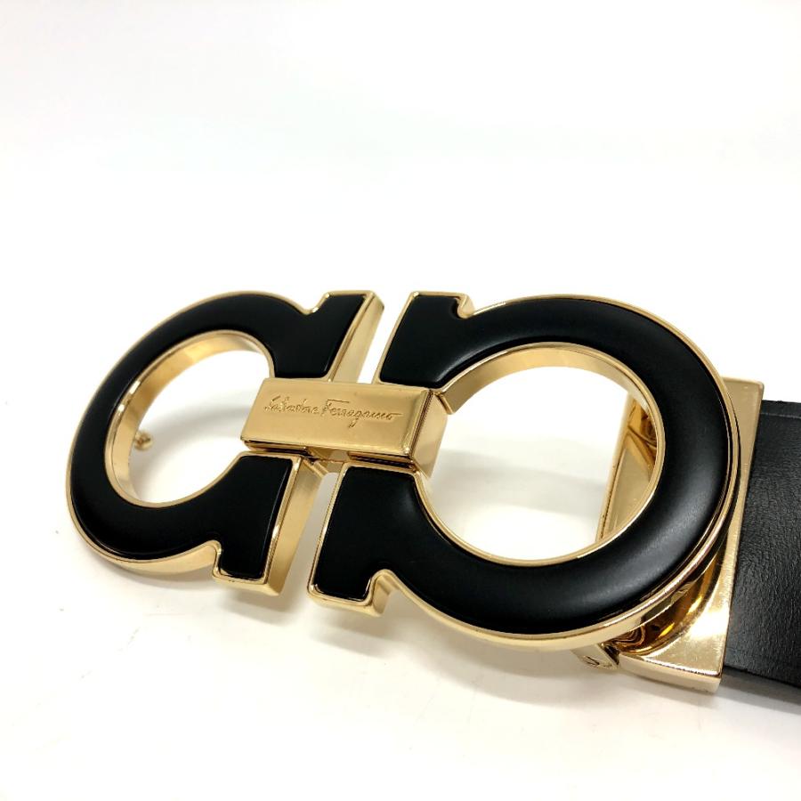 未使用 Salvatore Ferragamo サルヴァトーレフェラガモ ガンチーニ ファッション小物 小物 ベルト ブラック メンズ【中古】 |  | 01