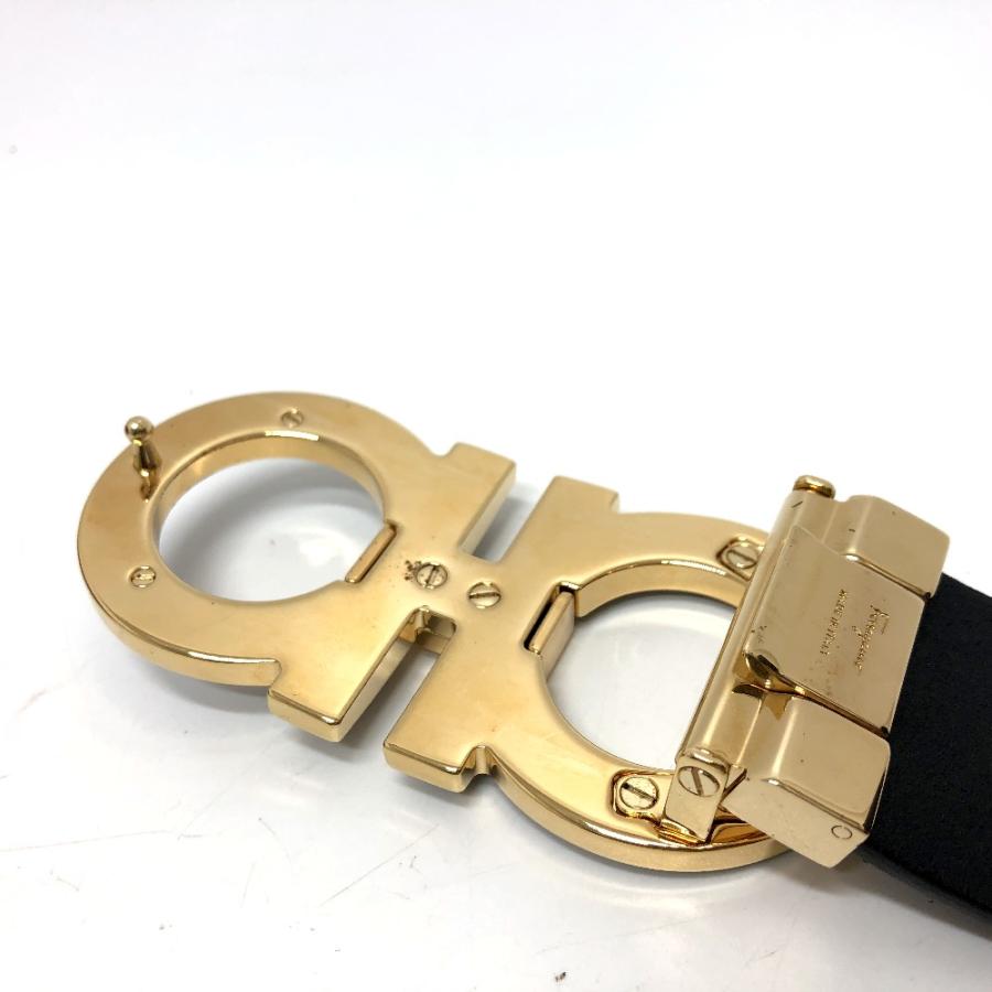 未使用 Salvatore Ferragamo サルヴァトーレフェラガモ ガンチーニ ファッション小物 小物 ベルト ブラック メンズ【中古】 |  | 02