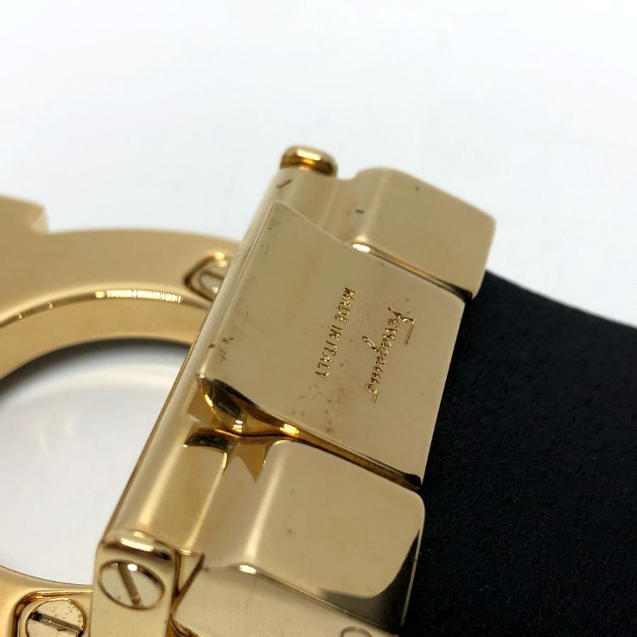 未使用 Salvatore Ferragamo サルヴァトーレフェラガモ ガンチーニ ファッション小物 小物 ベルト ブラック メンズ【中古】 |  | 03