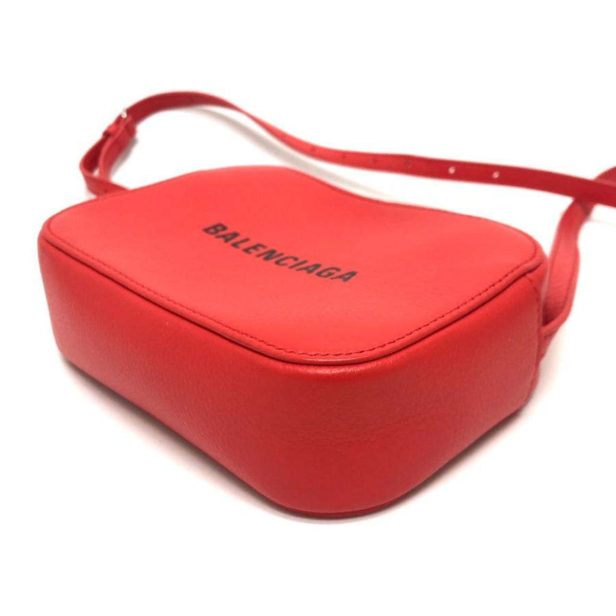 美品 BALENCIAGA バレンシアガ 552372 カメラバッグ XS 斜め掛け ポシェットバック ショルダーバッグ レッド レディース【中古】 | BALENCIAGA | 04