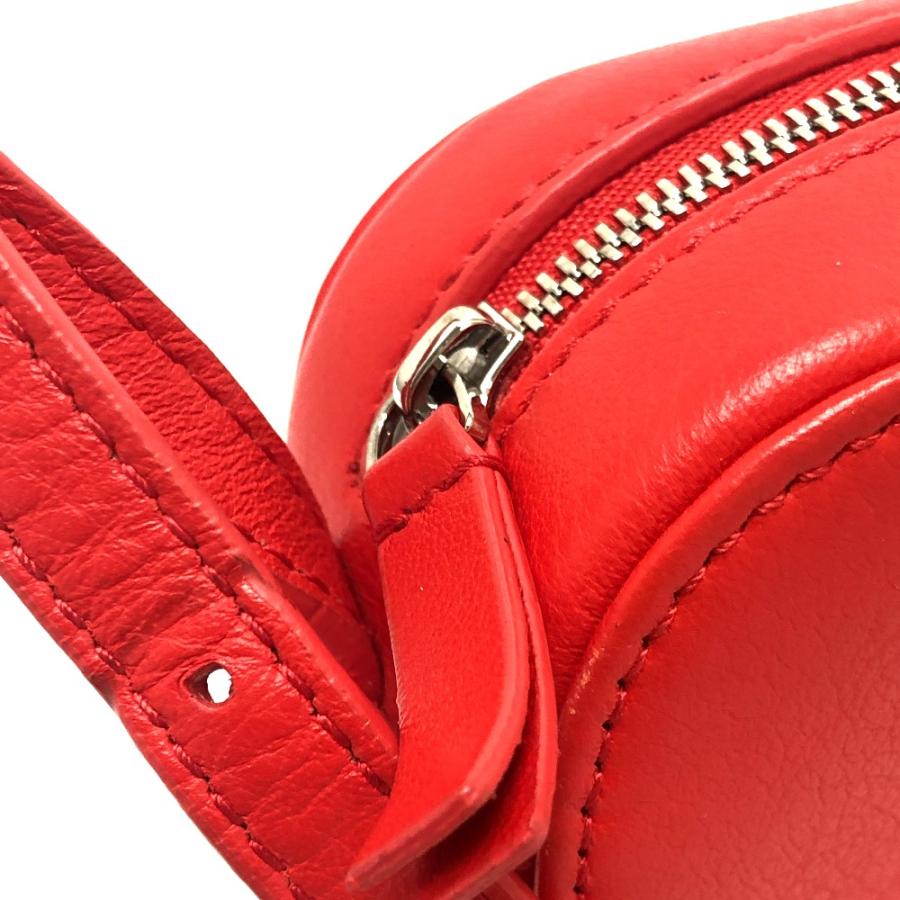 美品 BALENCIAGA バレンシアガ 552372 カメラバッグ XS 斜め掛け ポシェットバック ショルダーバッグ レッド レディース【中古】 | BALENCIAGA | 06