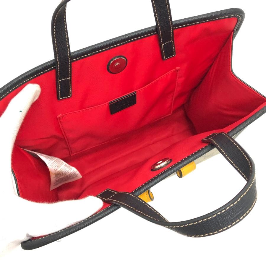 GUCCI 新品同様 グッチ 664083 てんとう虫 カバン ハンドバッグ トート 