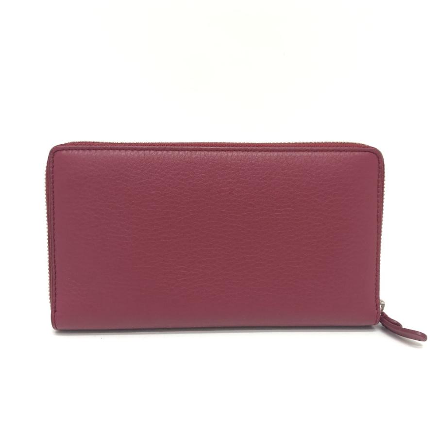 未使用 BALENCIAGA バレンシアガ 516362 エヴリデイ コンチネンタル ラウンドファスナーロゴ 長財布 レッド ユニセックス【中古】 | BALENCIAGA | 01