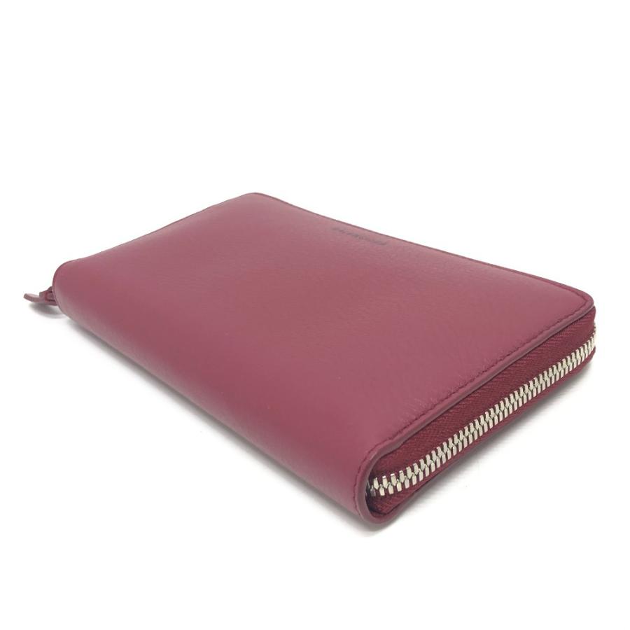 未使用 BALENCIAGA バレンシアガ 516362 エヴリデイ コンチネンタル ラウンドファスナーロゴ 長財布 レッド ユニセックス【中古】 | BALENCIAGA | 04