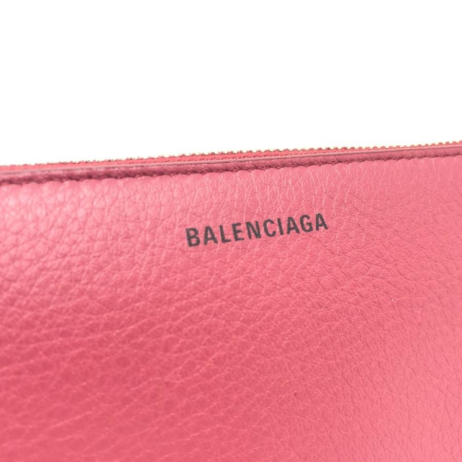 未使用 BALENCIAGA バレンシアガ 516362 エヴリデイ コンチネンタル ラウンドファスナーロゴ 長財布 レッド ユニセックス【中古】 | BALENCIAGA | 06