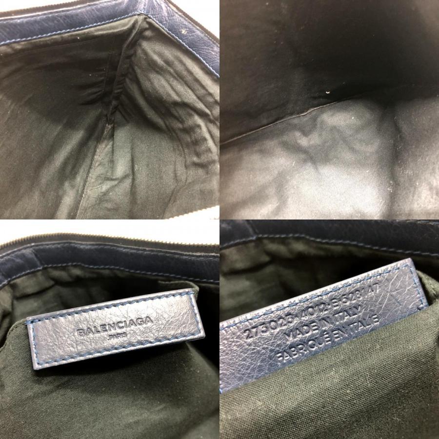 BALENCIAGA バレンシアガ 273023 クラシッククリップL セカンドバッグ カバン バッグ クラッチバッグ ブラック メンズ【中古】 | BALENCIAGA | 08