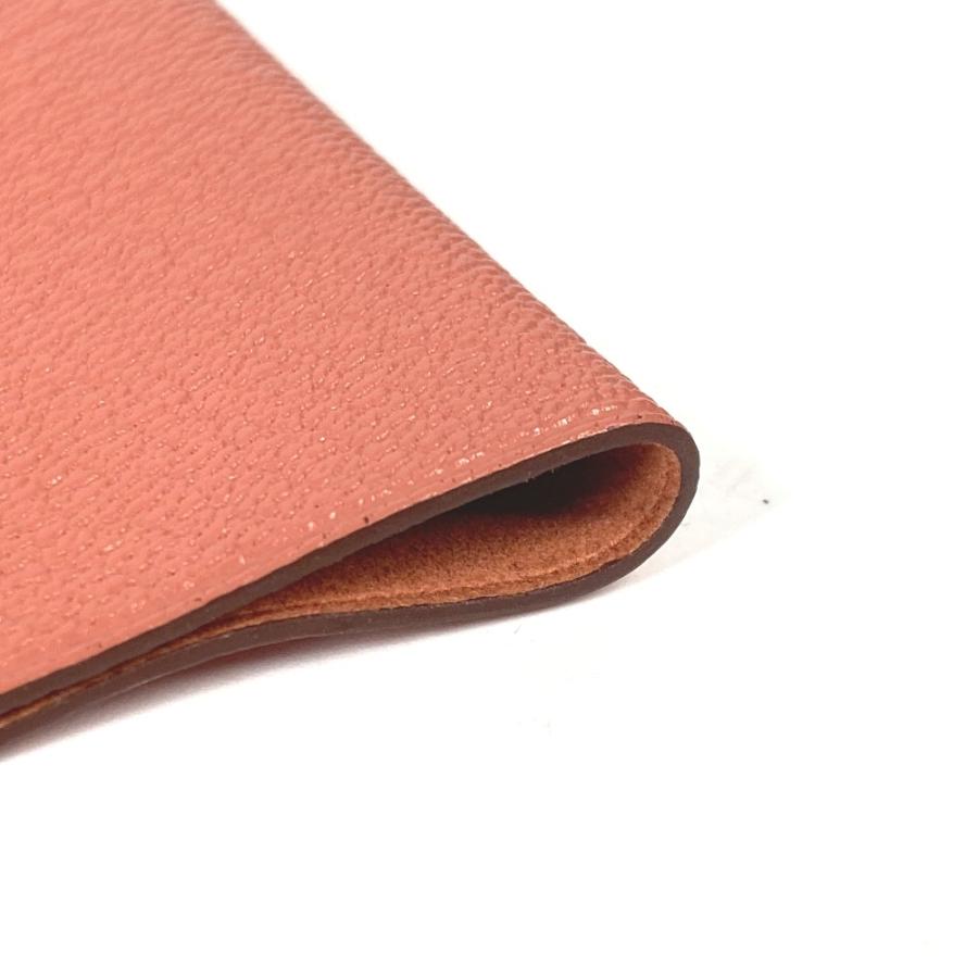 新品同様 HERMES エルメス ターマック PM シンプル トラベルグッズ パスポートケース ピンク系 レディース【中古】 | HERMES | 07