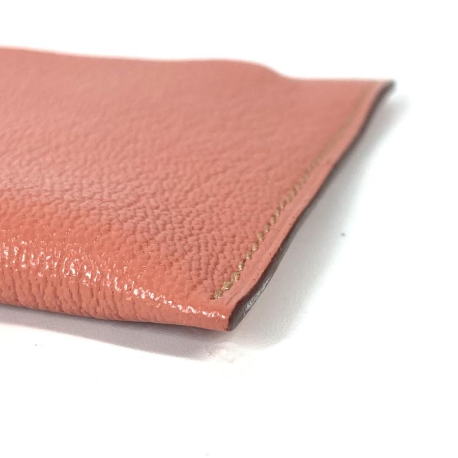 新品同様 HERMES エルメス ターマック PM シンプル トラベルグッズ パスポートケース ピンク系 レディース【中古】 | HERMES | 08