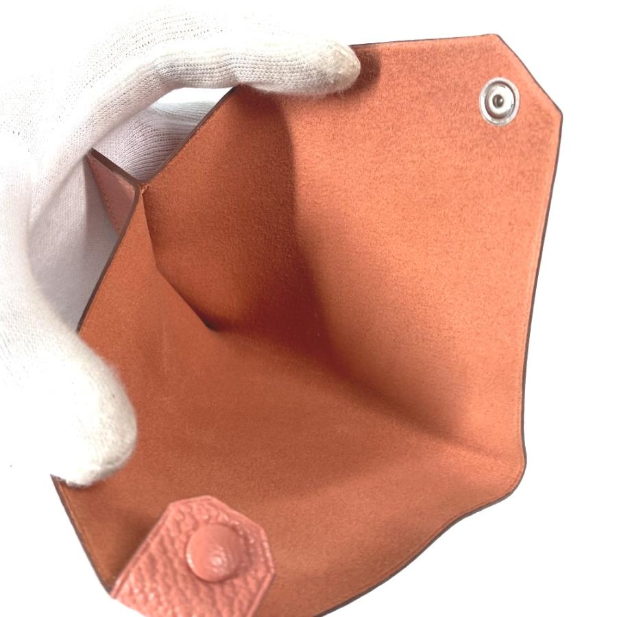 新品同様 HERMES エルメス ターマック PM シンプル トラベルグッズ パスポートケース ピンク系 レディース【中古】 | HERMES | 09