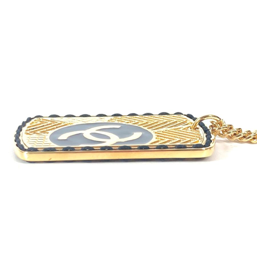 シャネル☆ドックタグ.ロゴプレート シャネル キーリング/バッグチャーム CHANEL ドッグタグ ロゴ