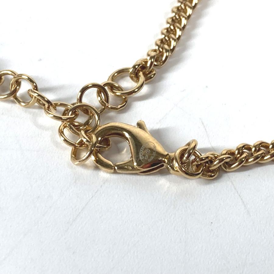 美品 CHANEL シャネル ココマーク CC ドッグタグ プレート アクセサリー チェーンネックレス B24C  ネックレス ゴールド【中古】 | CHANEL | 06