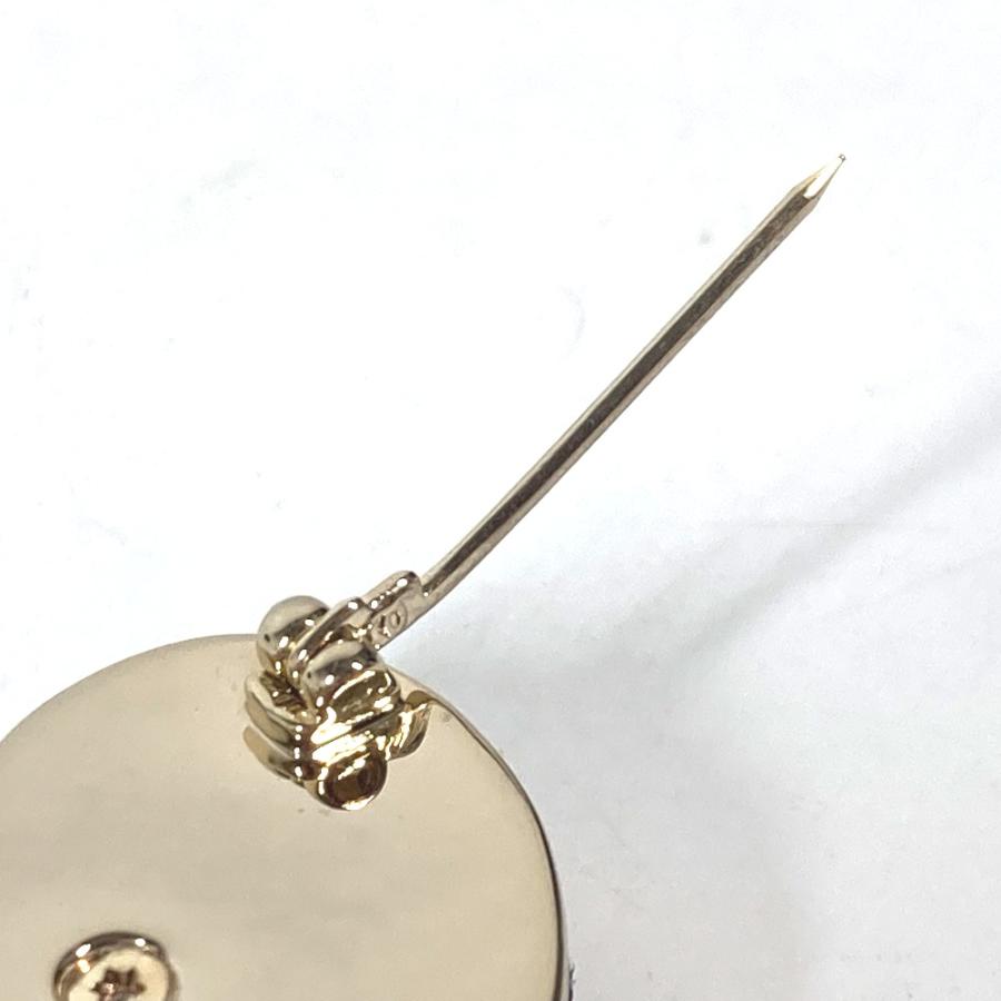 CHANEL シャネル ハート ココマーク CC アクセサリー B22K ブローチ ネイビー×レッド レディース【中古】 | CHANEL | 08