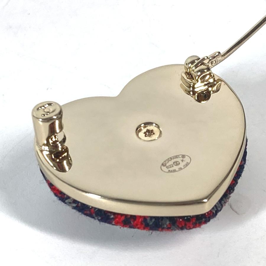 シャネル CHANEL ココマーク ハート ブローチ シャネル(CHANEL)シャネル ココマーク ハート ブローチ