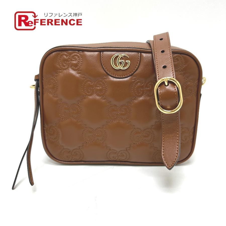 グッチ GUCCI スモール ショルダーバッグ GGマトラッセ キルティング ダブルG ななめがけ クロスボディバッグ 702234 UM8HG 1046 GUCCI（グッチ） 【並行輸入品】 スモール ショルダーバッグ GG