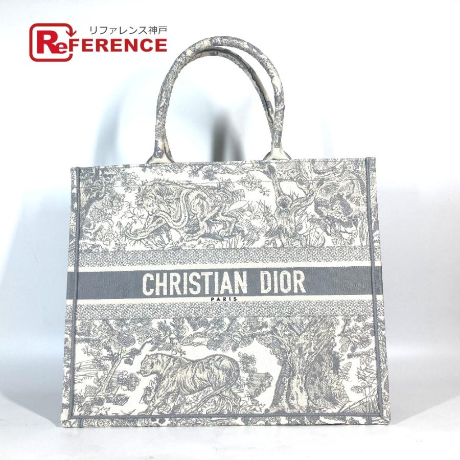 未使用 Dior ディオール M1286ZTDT_M20I ブックトート ラージ ハンドバッグ トワルドゥジュイ エンブロイダリー トートバッグ【中古】 | 