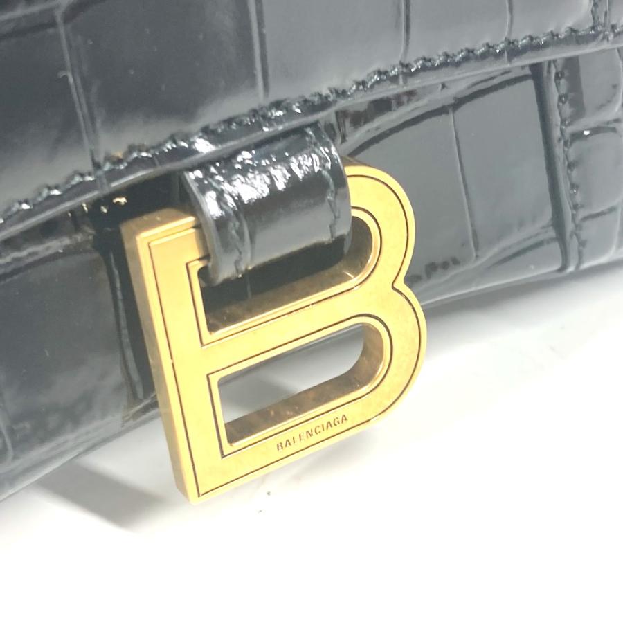 未使用 BALENCIAGA バレンシアガ 592833 Hourglass XS アワーグラス 2WAY ショルダーバッグ 斜め掛け ハンドバッグ ブラック【中古】 | BALENCIAGA | 05