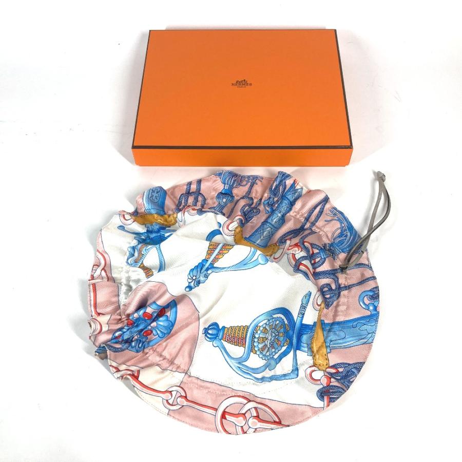 未使用 HERMES エルメス プティアッシュ コインポーチ リバーシブル  巾着ポーチ ポーチ ピンク レディース【中古】 | HERMES | 05