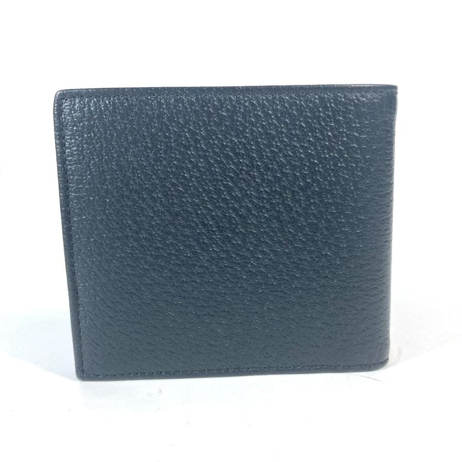未使用 GUCCI グッチ 700464 ホースビット コンパクトウォレット ミニウォレット 2つ折り財布 ブラック メンズ【中古】 | GUCCI | 01