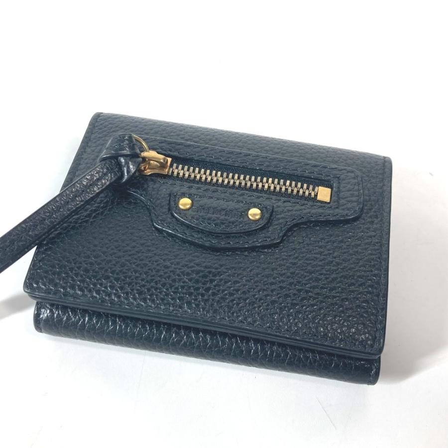 BALENCIAGA バレンシアガ 640107 ネオクラシック NEOCLASSIC コンパクトウォレット 2つ折り財布 ブラック レディース【中古】 | BALENCIAGA | 04