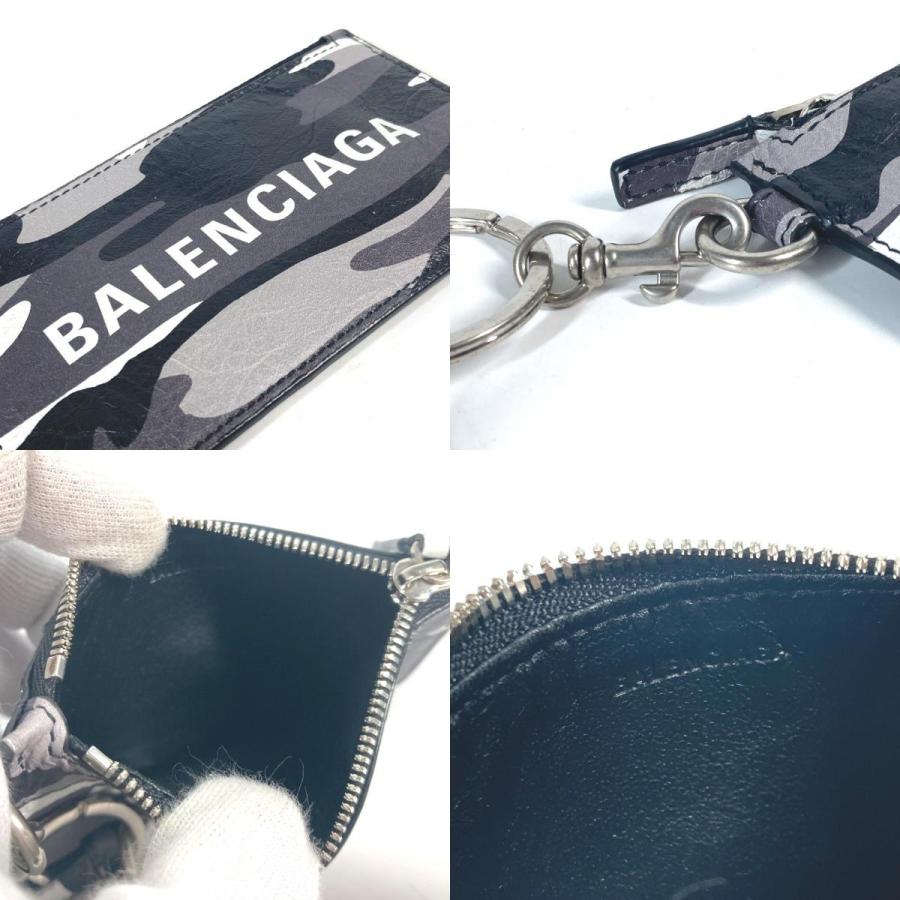 美品 BALENCIAGA バレンシアガ 594548  カモフラージュ 迷彩 ロゴ カードケース カードホルダー 財布 コインケース【中古】 | BALENCIAGA | 08