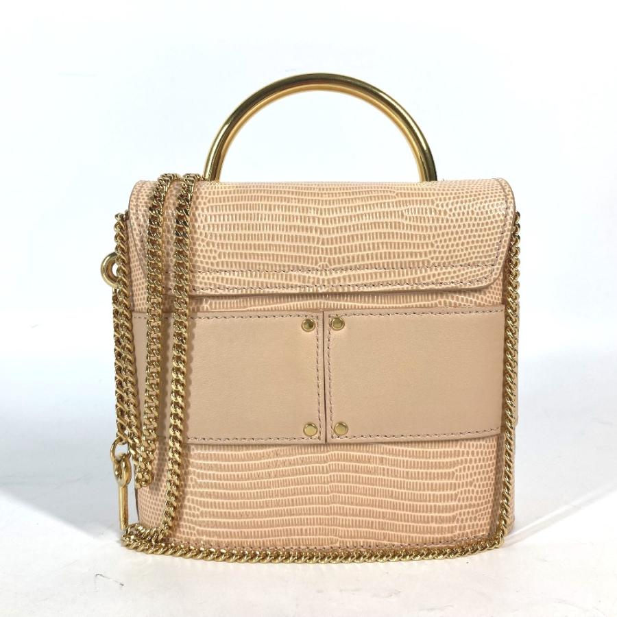 Chloe 美品 クロエ アビーロック スモール 2WAYバッグ チェーンバッグ
