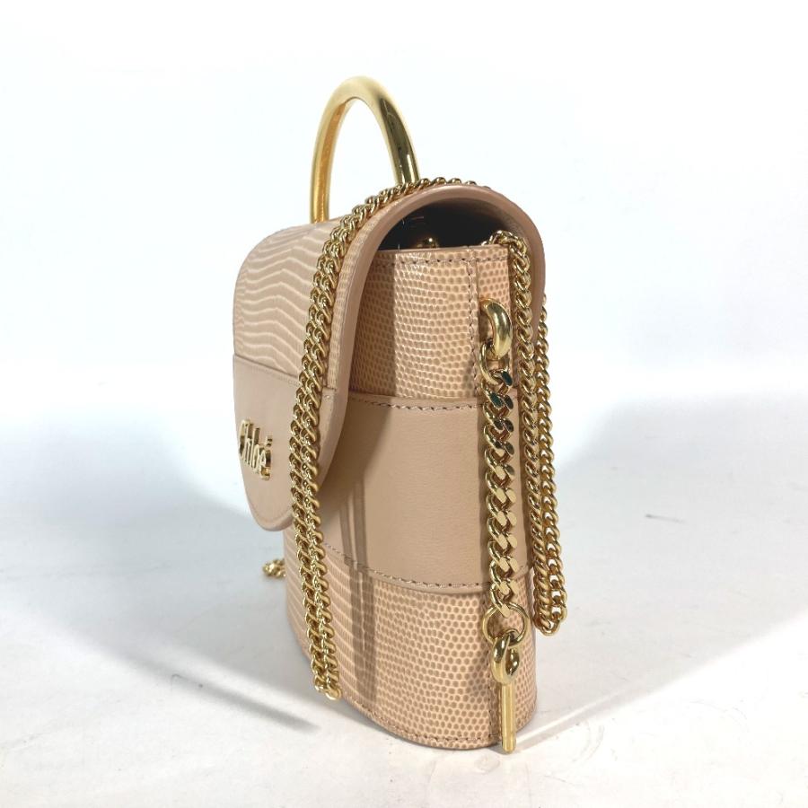Chloe 美品 クロエ アビーロック スモール 2WAYバッグ チェーン