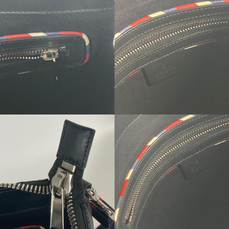 GUCCI グッチ 474137 クーリエ 斜め掛け カバン メッセンジャーバッグ GG スネーク タイガー ワッペン ショルダーバッグ ブラック【中古】 | GUCCI | 09