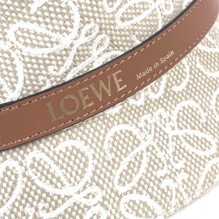 未使用 LOEWE ロエベ K820HB1X41 ロゴ  バケットハット 帽子 ハット帽 ボブハット アナグラムジャカード ハット ベージュ系【中古】 | LOEWE | 04