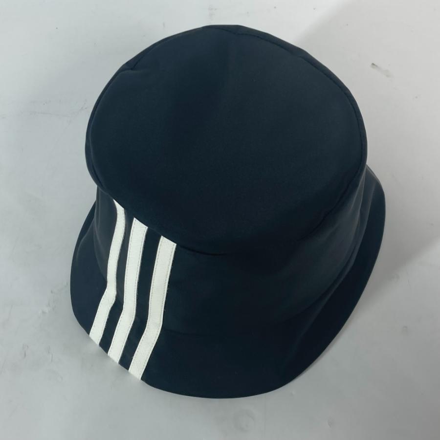 未使用 PRADA プラダ 2HC137 adidas アディダス コラボ ハット帽 帽子 バケットハット ボブハット 三角ロゴプレート ブラック【中古】 | PRADA | 06