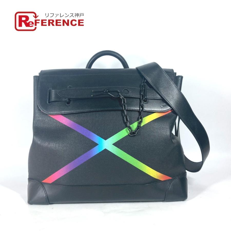 LOUIS VUITTON ルイヴィトン M30339 スティーマーPM  カバン 2WAYバッグ ショルダーバッグ  タイガ レインボー ハンドバッグ【中古】 | LOUIS VUITTON